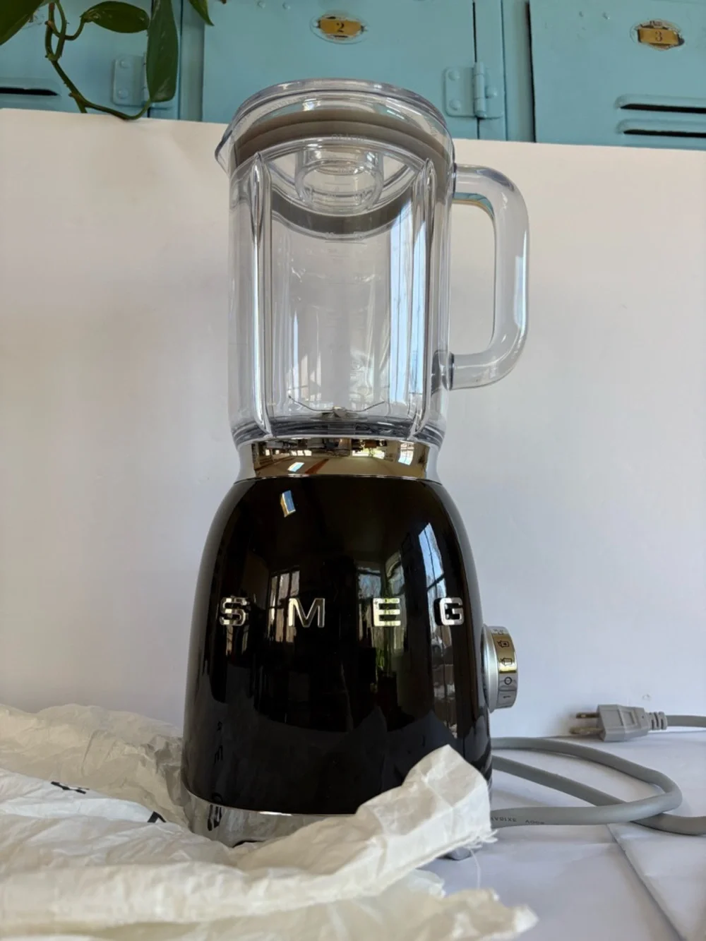 NWT SMEG 50's Style Retro Black Blender